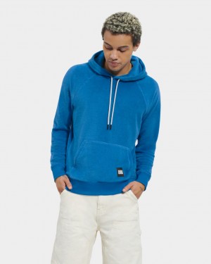 Navy / Blue Ugg Terrance Men Hoodie | 906318-AGI