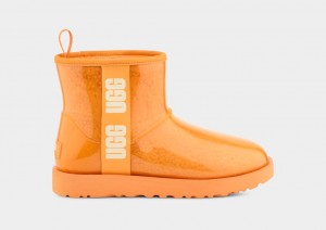 Orange Ugg Classic Clear Mini Women Boots | 063482-DMW