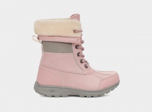 Pink Ugg Butte II CWR Kids' Boots | 396451-FXG