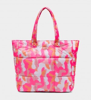 Pink Ugg Ellory Puff Women Tote Bags | 031965-LTS