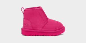 Pink Ugg Neumel EZ-Fit Kids' Boots | 980612-YES