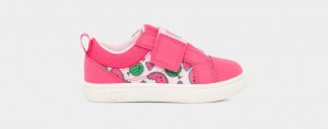 Pink Ugg Rennon Low Watermelon Stuffie Kids' Sneakers | 135074-NQV