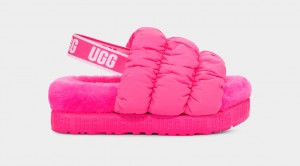 Pink Ugg Scrunchita Women Slippers | 497581-BQO