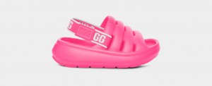 Pink Ugg Sport Yeah Kids' Sandals | 427816-GST