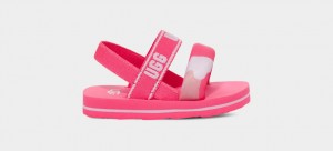 Pink Ugg Zuma Sling Camopop Kids' Sandals | 508439-OMY