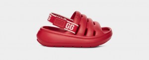 Red Ugg Sport Yeah Kids' Sandals | 961347-VPJ