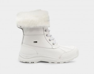 White Ugg Adirondack III Patent Women Boots | 762895-CYX