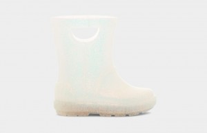 White Ugg Drizlita Glitter Kids' Boots | 649125-MXU