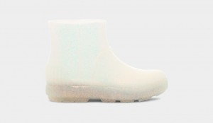 White Ugg Drizlita Glitter Kids' Boots | 851730-ZWY