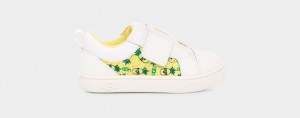 White Ugg Rennon Low Pineapple Stuffie Kids' Sneakers | 205387-KXF