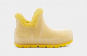 Yellow Ugg Raincloud Clear Women Boots | 164298-TGL