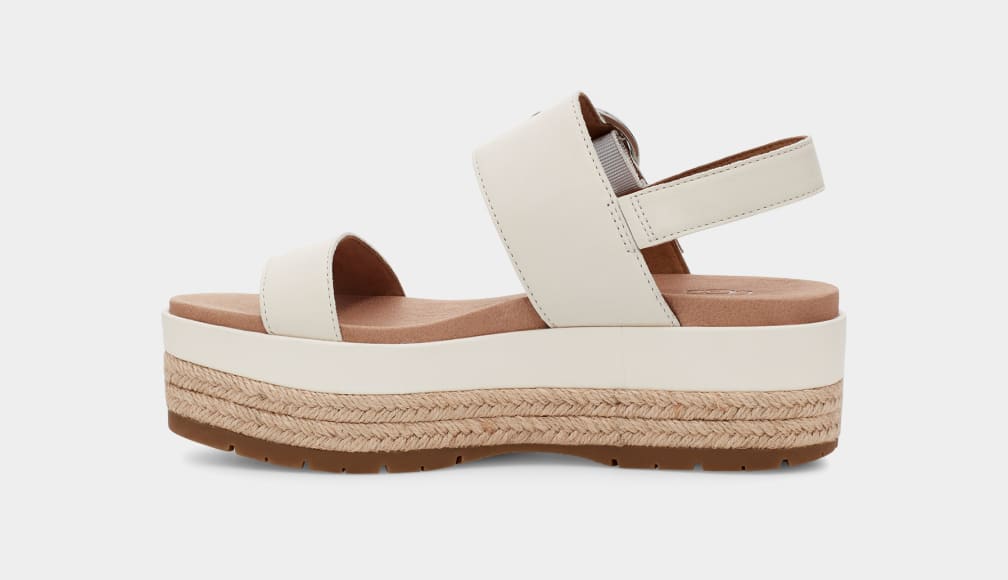 Beige Ugg April Women Sandals | 875410-HNL