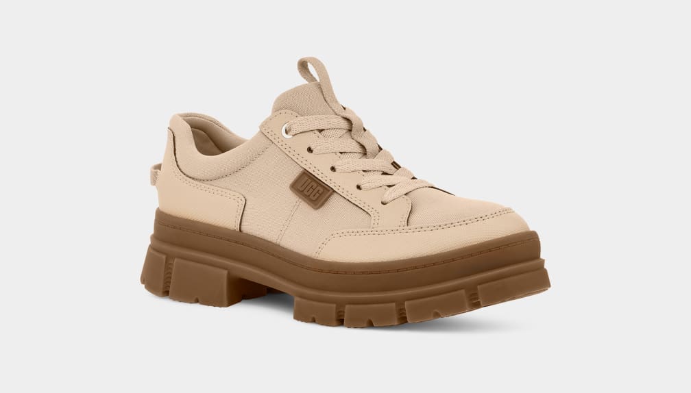 Beige Ugg Ashton Hybrid Women Sneakers | 652940-KZH