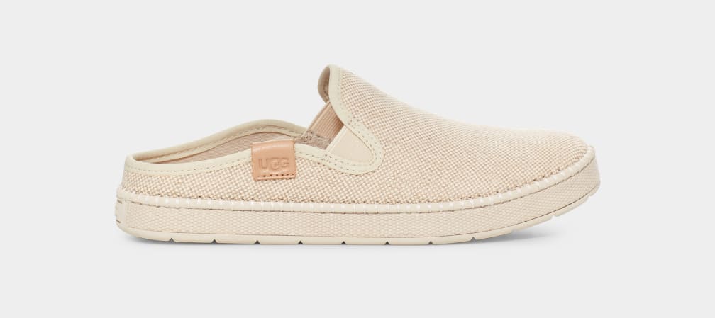 Beige Ugg Delu Women Moccasins | 152793-FLU