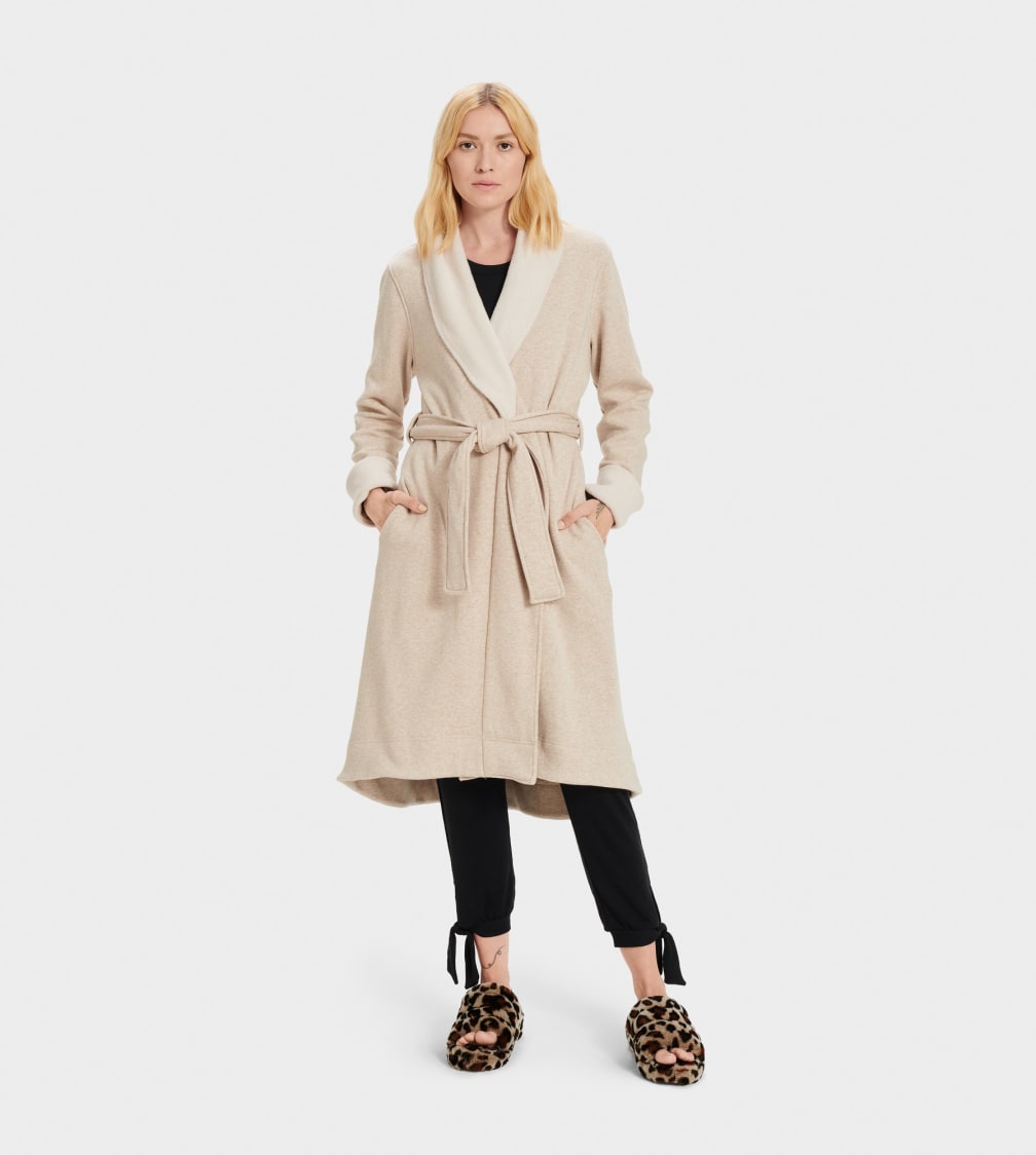 Beige Ugg Duffield II Women Sleepwear | 284596-IUX