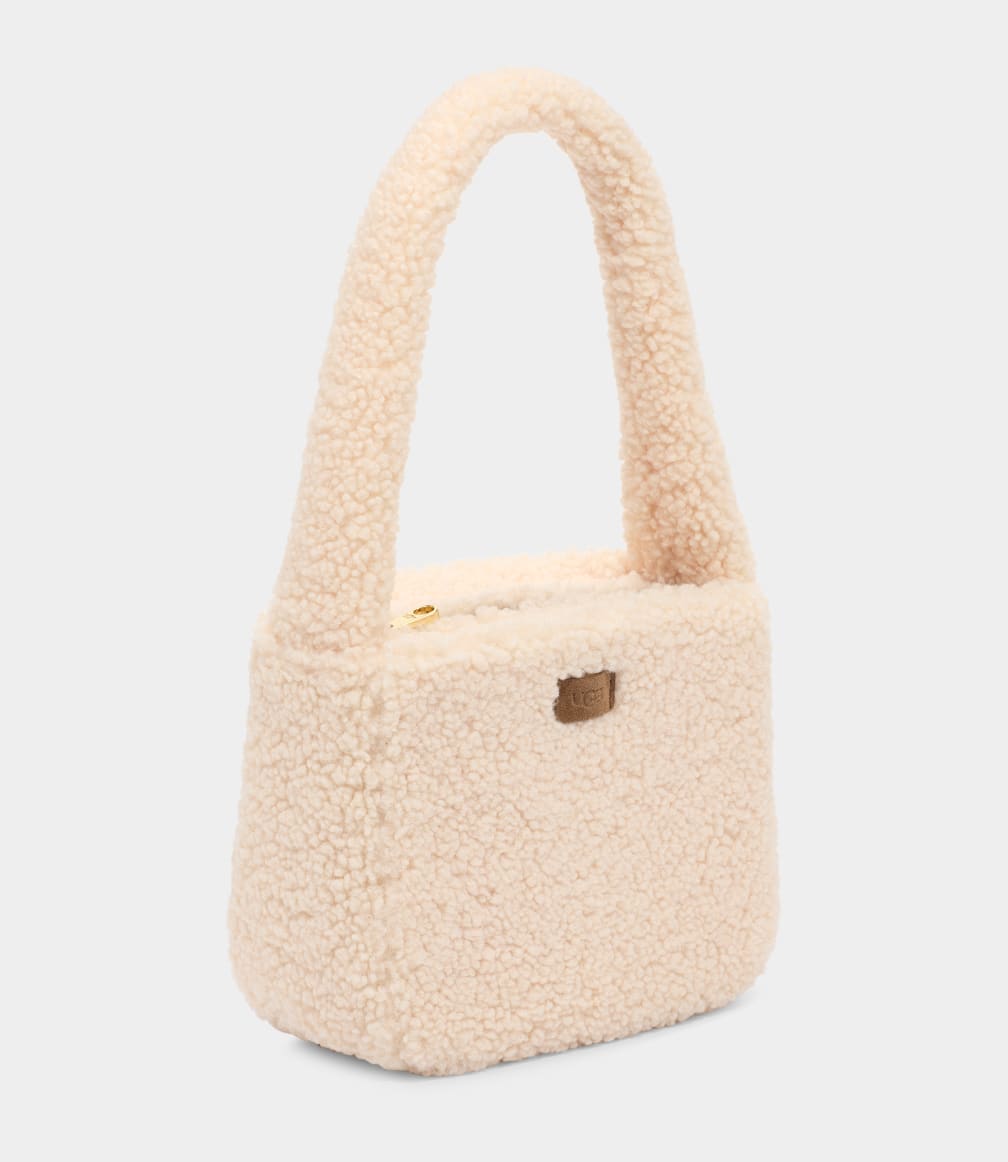 Beige Ugg Edalene Sherpa Women Shoulder Bags | 813025-LQD