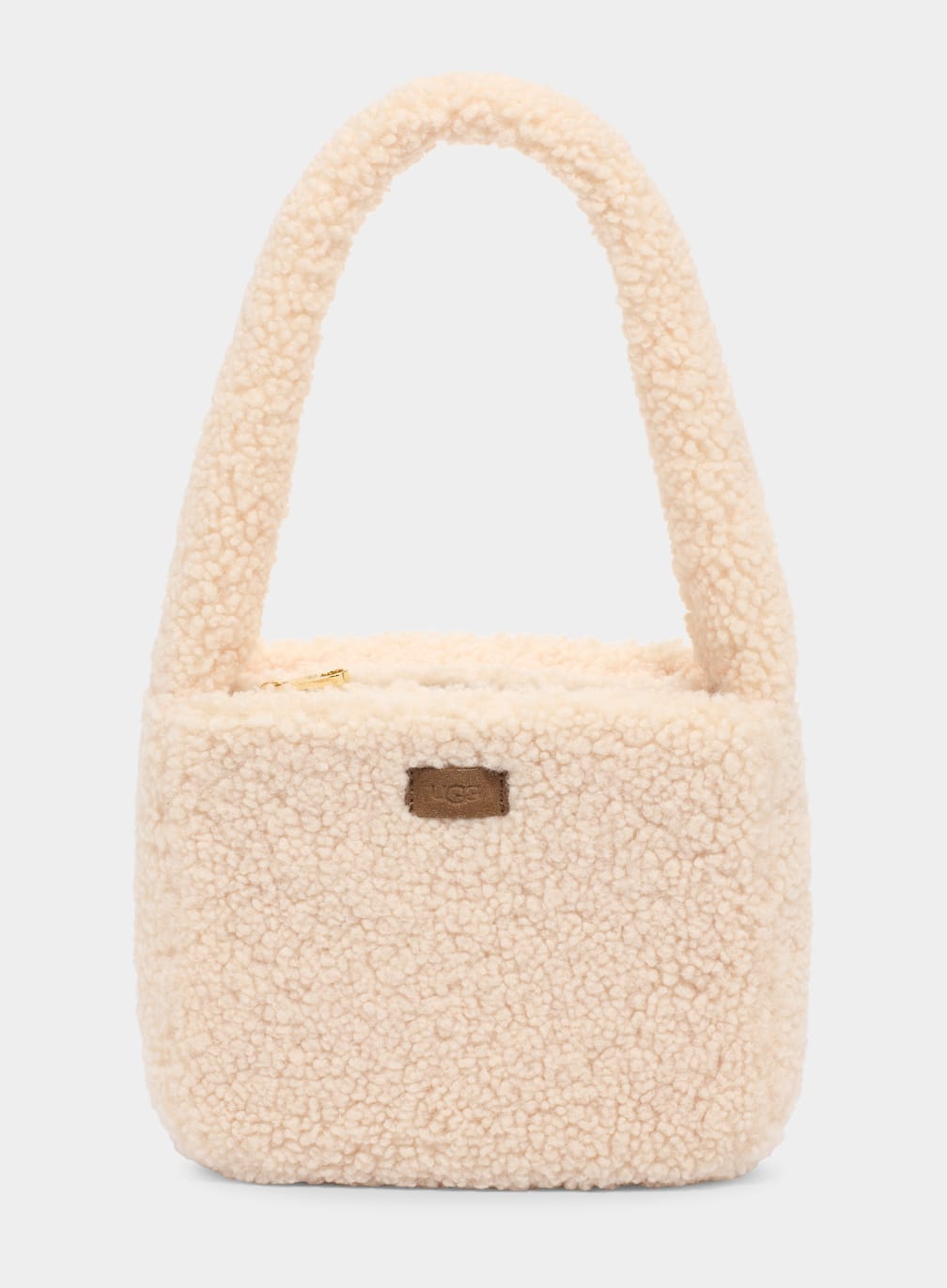 Beige Ugg Edalene Sherpa Women Shoulder Bags | 813025-LQD