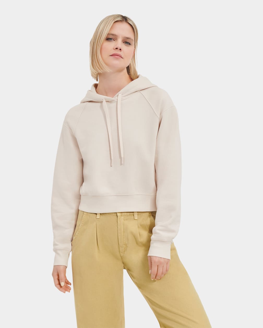 Beige Ugg Helene Women Hoodie | 926810-BEX