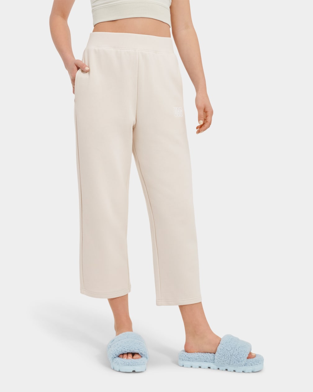 Beige Ugg Keyla Women Pants | 849615-FOZ