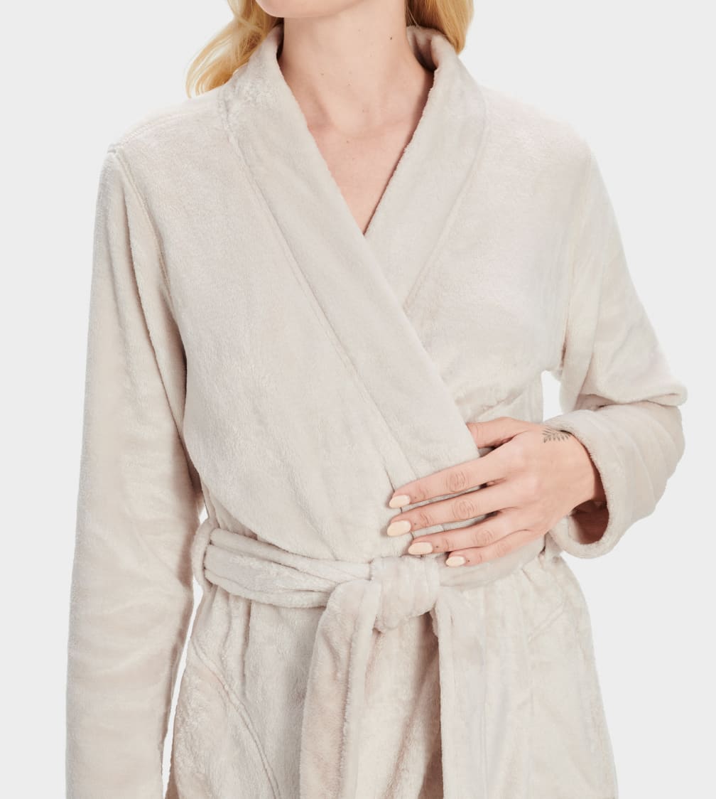 Beige Ugg Marlow Robe Women Sleepwear | 189706-XMN