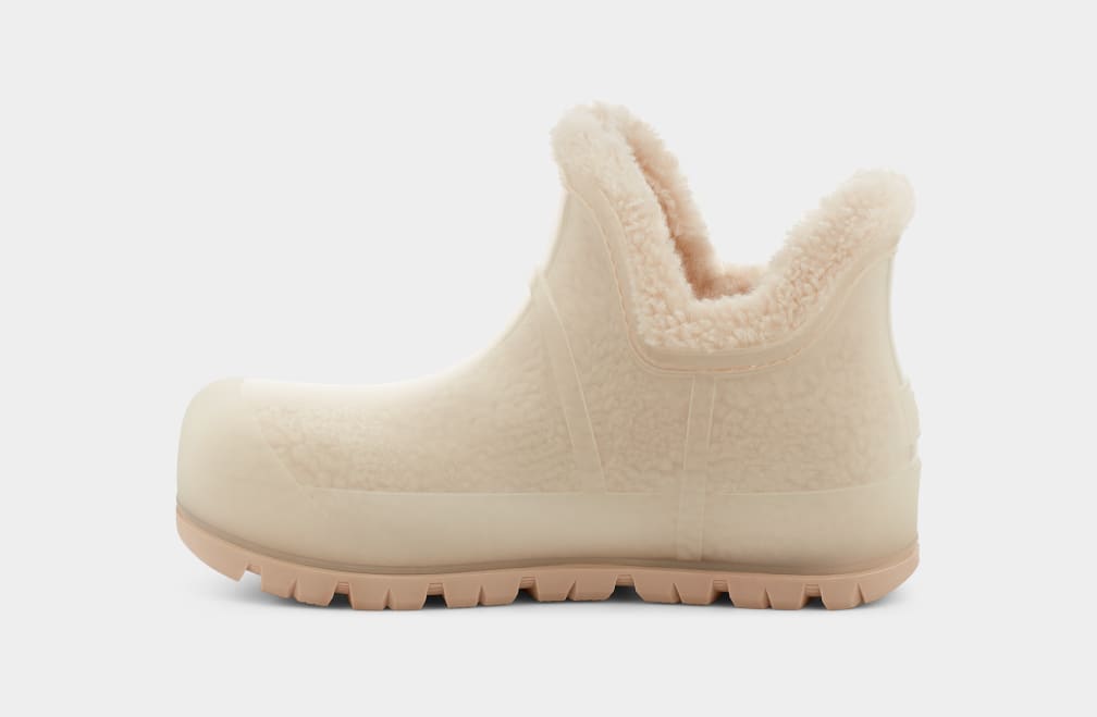 Beige Ugg Raincloud Clear Women Boots | 329516-JBA