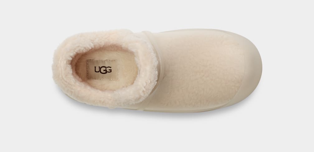 Beige Ugg Raincloud Clear Women Boots | 329516-JBA