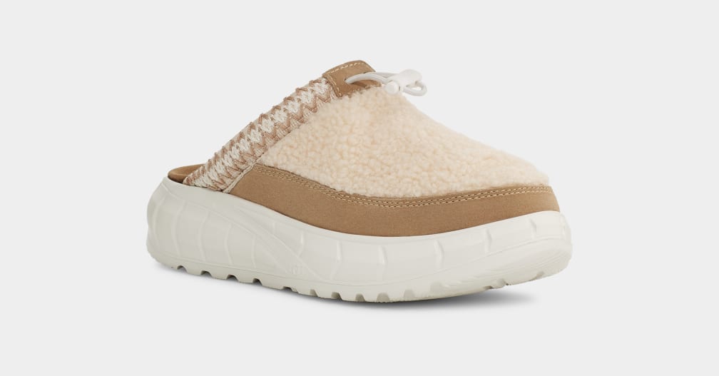 Beige Ugg Westsider Hybrid Women Moccasins | 402189-BFC