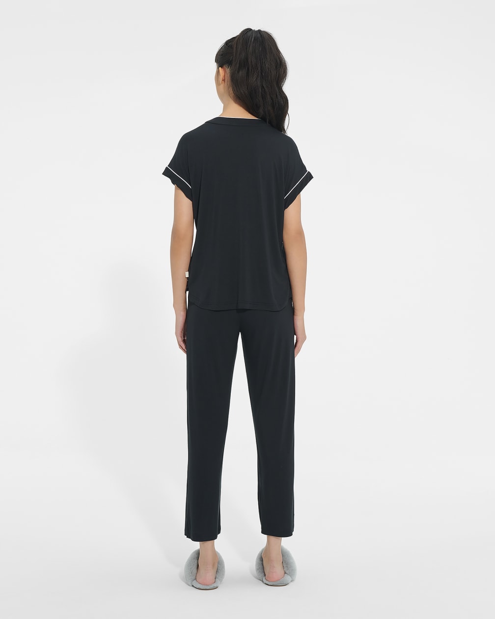 Black Ugg Addi Set II Women Sleepwear | 093872-HYK