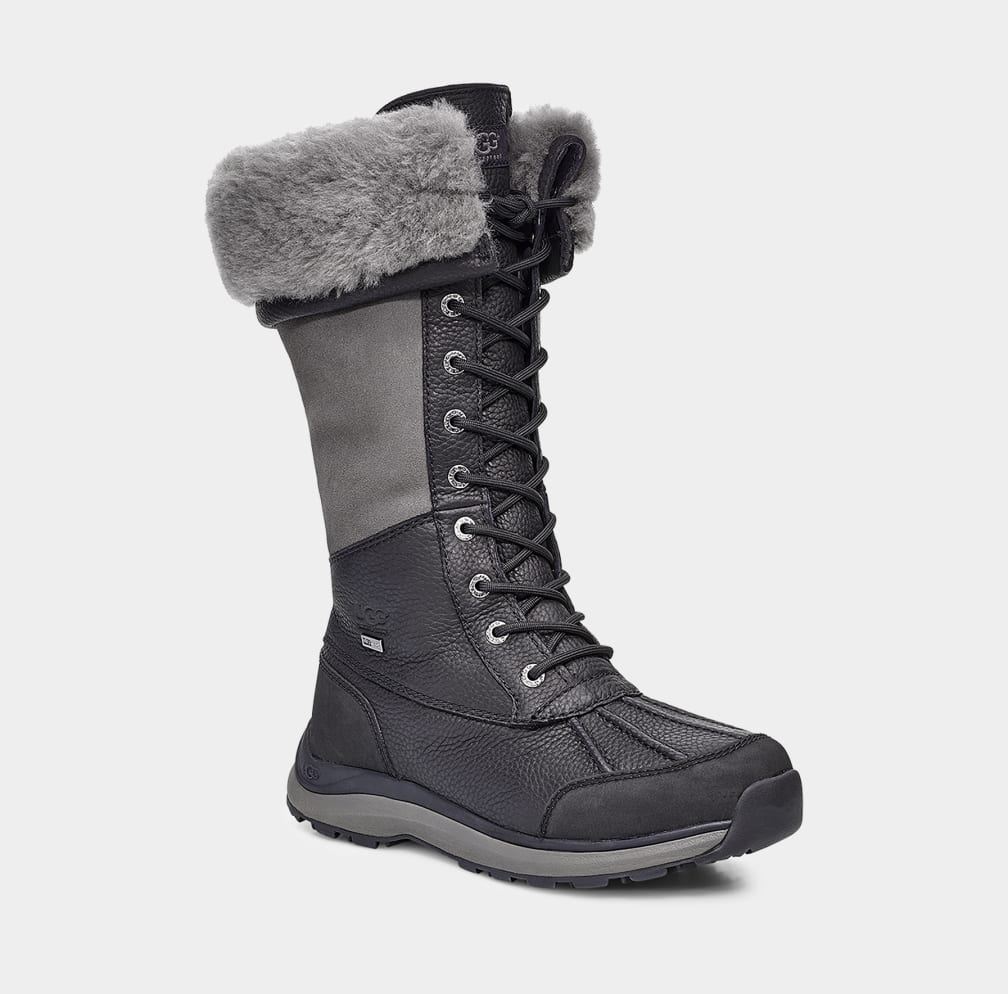 Black Ugg Adirondack III Tall Women Boots | 193574-VER