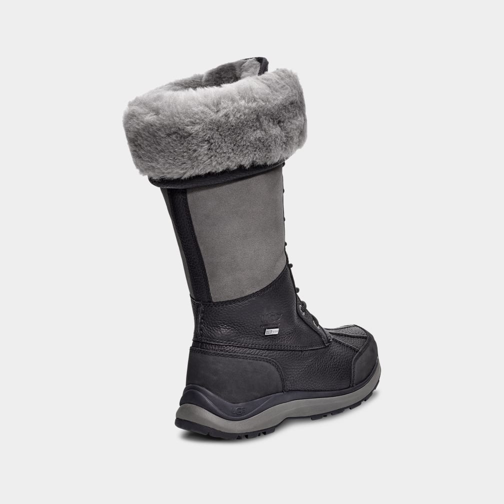 Black Ugg Adirondack III Tall Women Boots | 193574-VER