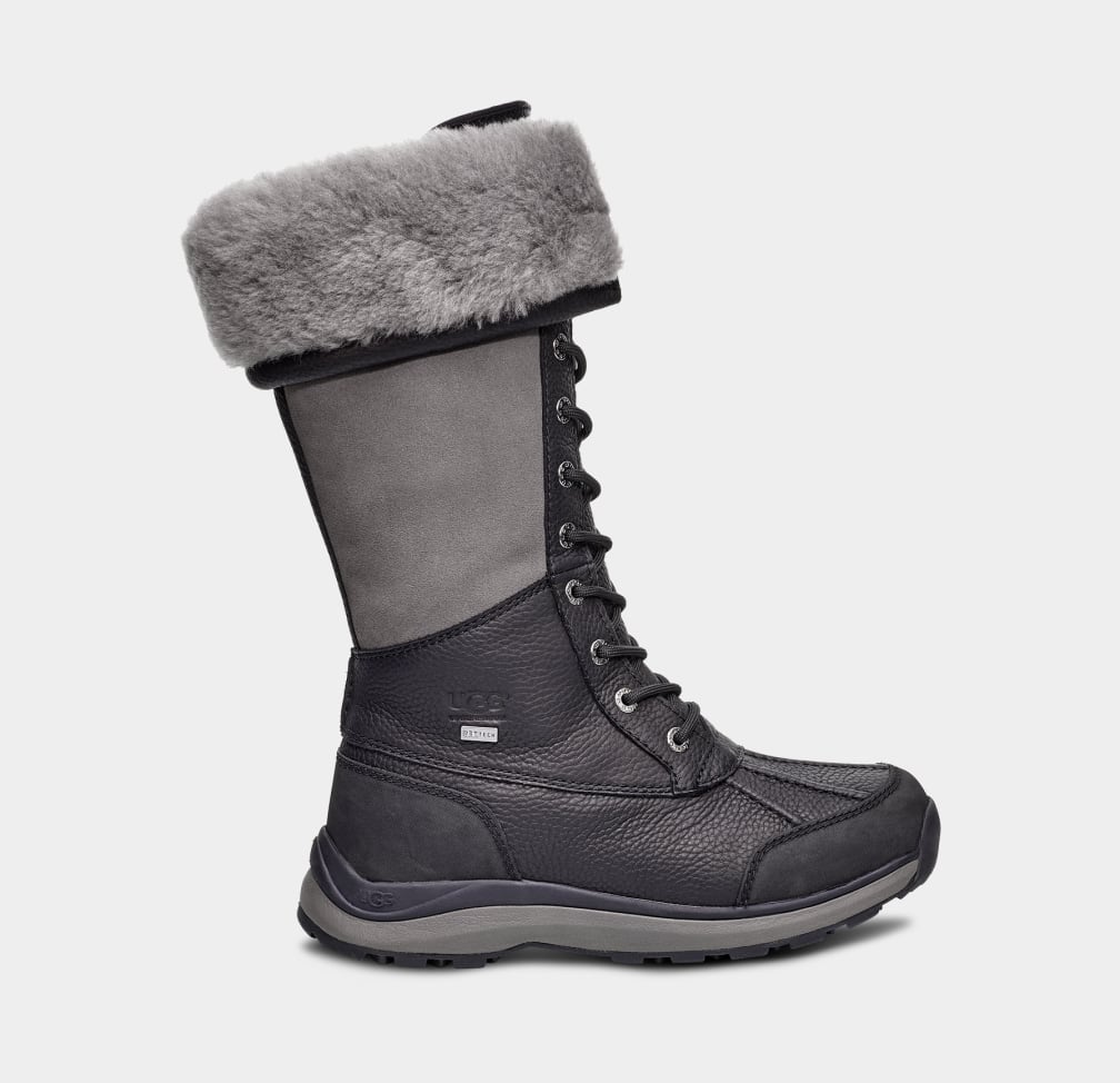 Black Ugg Adirondack III Tall Women Boots | 193574-VER