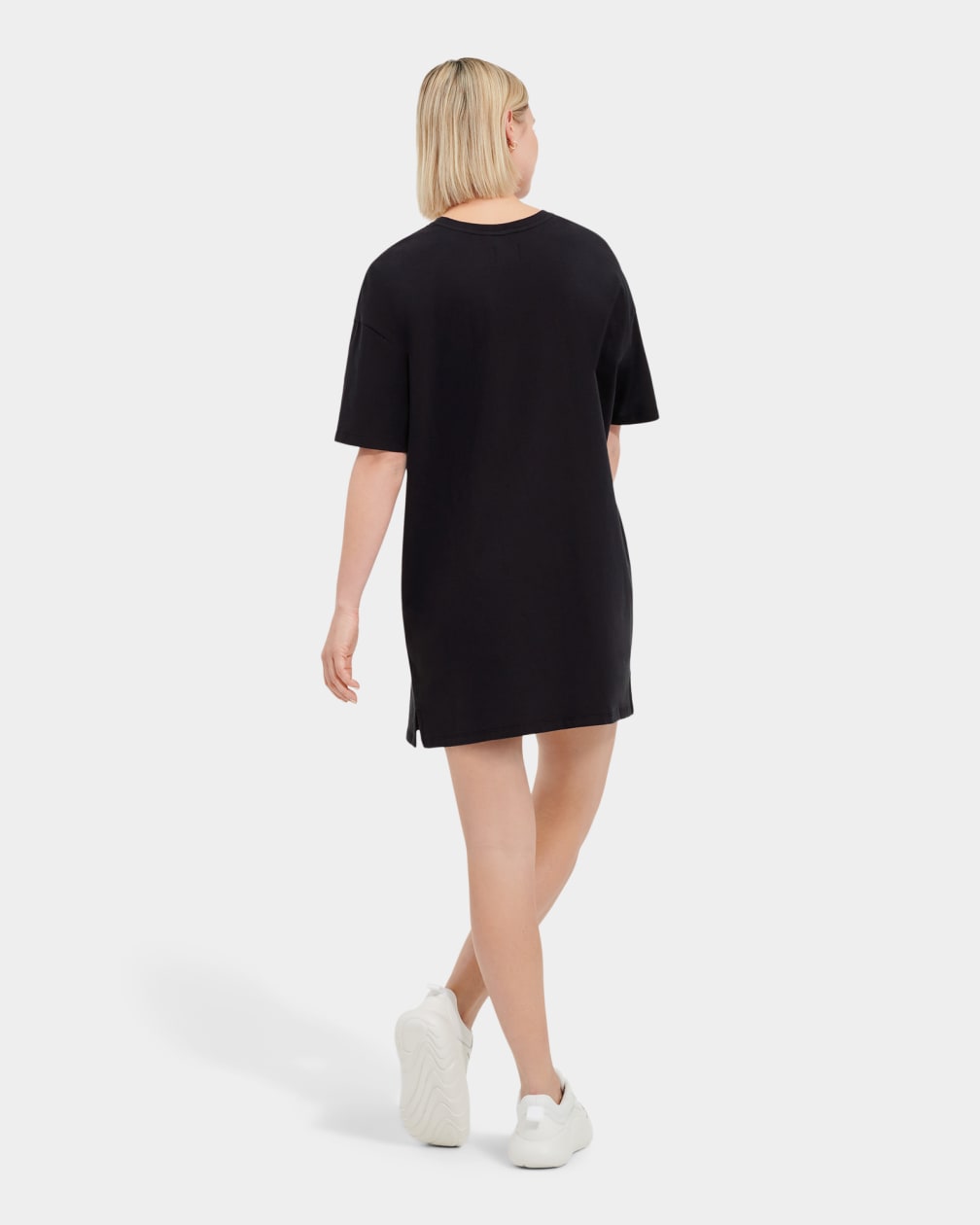 Black Ugg Alayah Logo T-Shirt Women Dress | 690327-LIQ