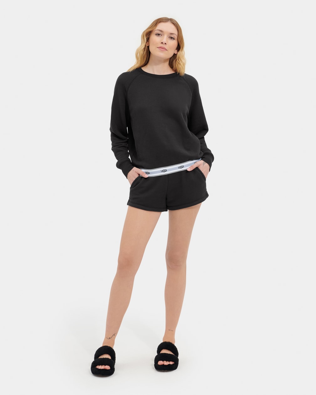 Black Ugg Albins Women Shorts | 372584-UQA