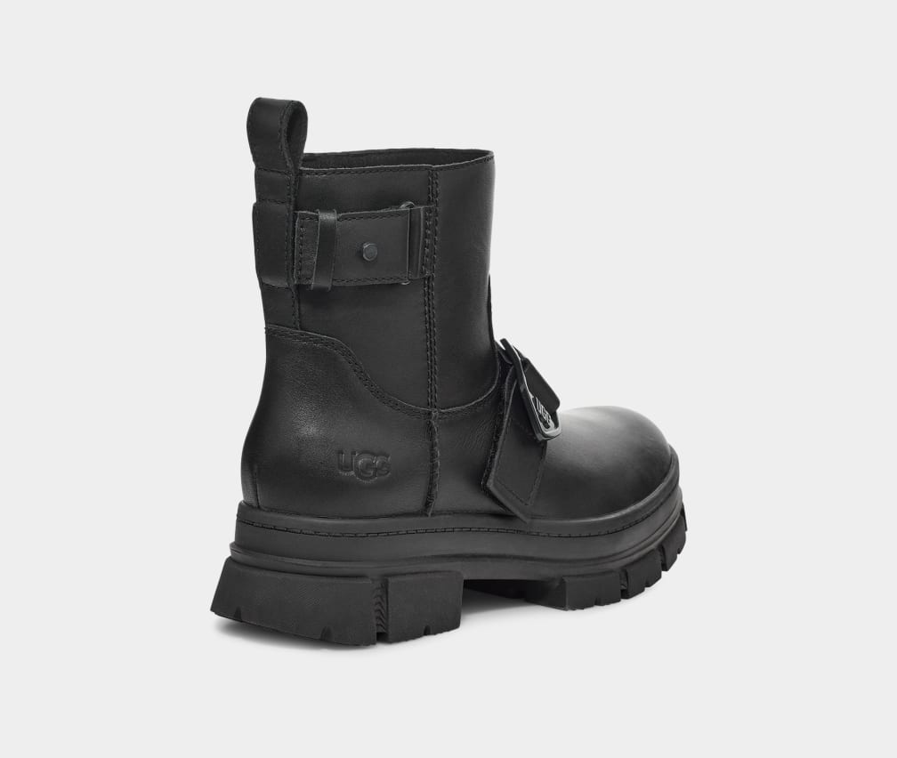 Black Ugg Ashton Women Boots | 756231-JQD