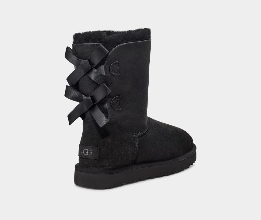 Black Ugg Bailey Bow II Women Boots | 560249-ZWD