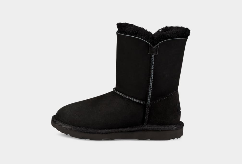 Black Ugg Bailey Button II Kids' Boots | 643810-PUE