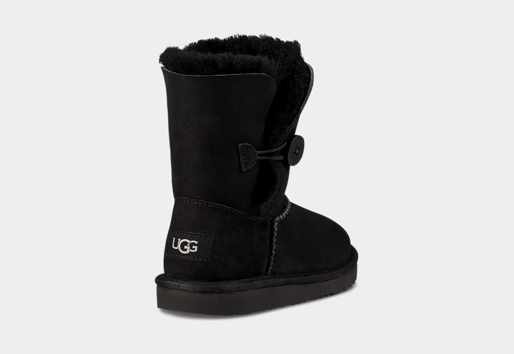 Black Ugg Bailey Button II Kids' Boots | 643810-PUE