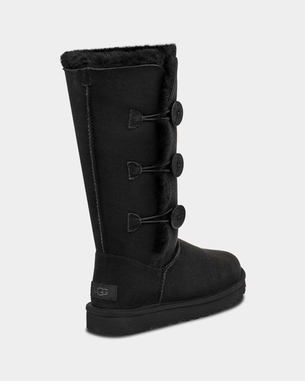 Black Ugg Bailey Button Triplet II Women Boots | 524097-AKS