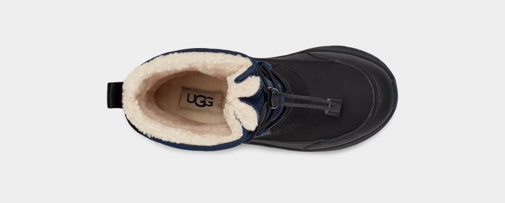 Black Ugg Bellemore Weather Kids' Boots | 621407-GTS