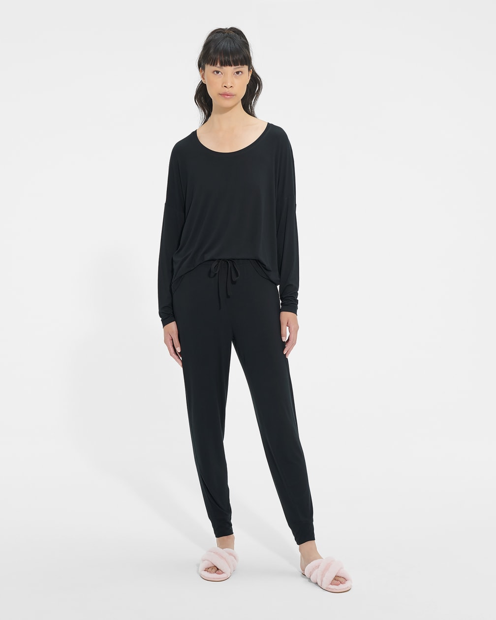 Black Ugg Birgit Set II Women Sleepwear | 394157-VFA