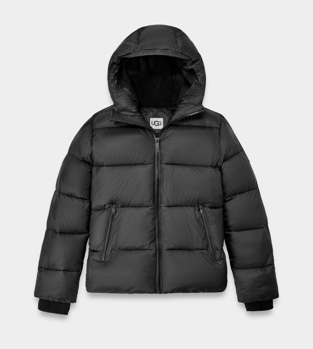 Black Ugg Brayden Puffer Men Jackets | 584710-UWO