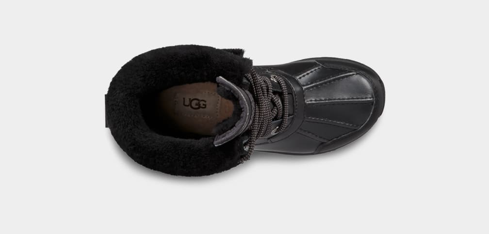 Black Ugg Butte II CWR Kids' Boots | 834572-QAK