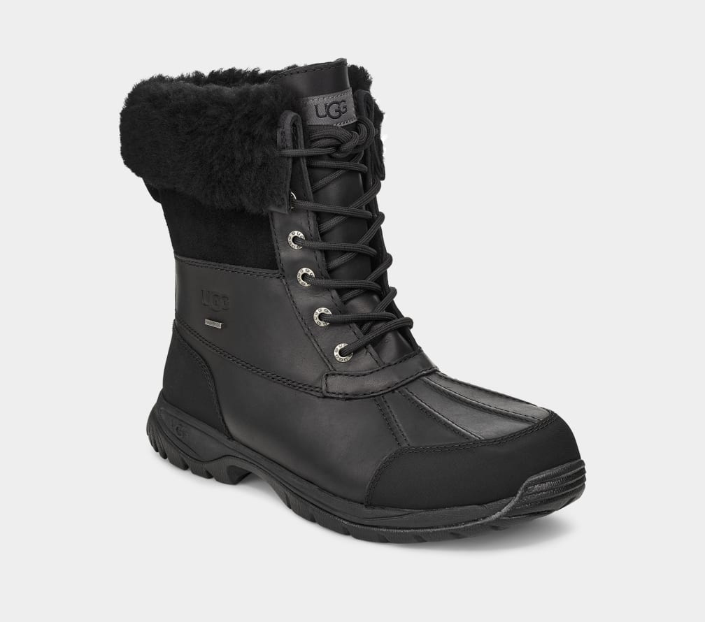 Black Ugg Butte Men Boots | 328164-UIN