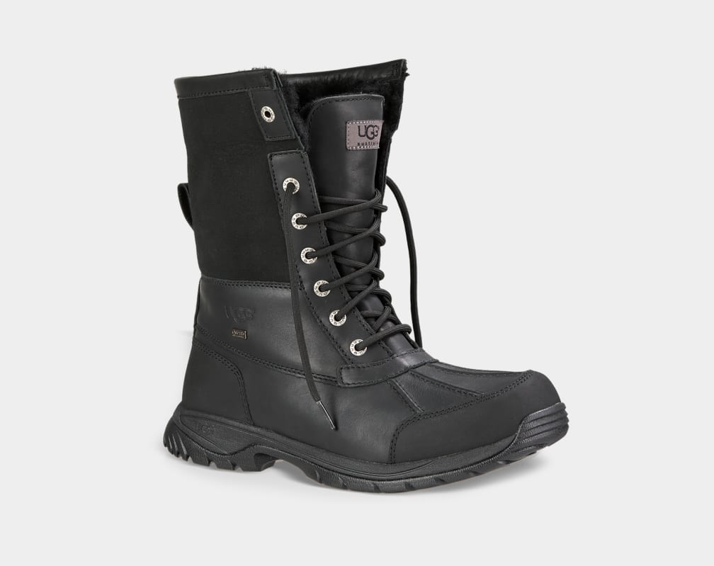 Black Ugg Butte Men Boots | 328164-UIN