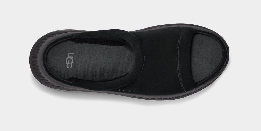 Black Ugg CA805 V2 Men Slides | 247563-BMT