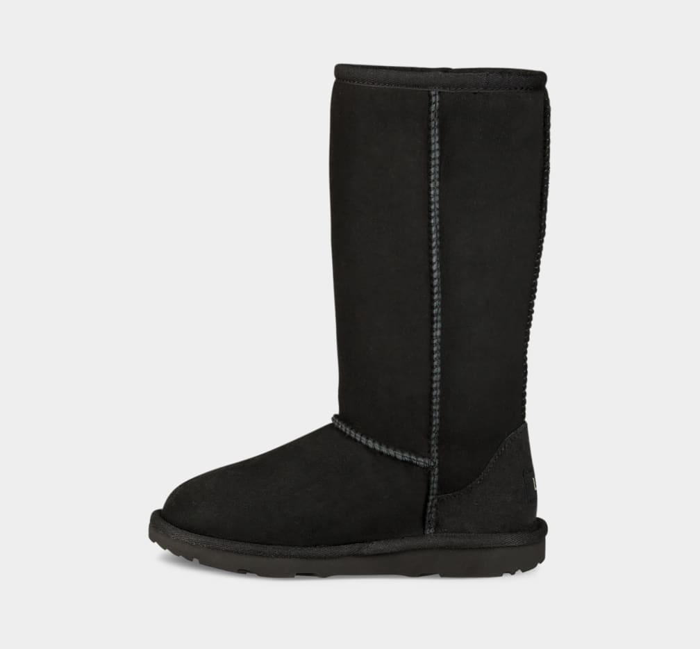 Black Ugg Classic II Tall Kids' Boots | 468702-VDK