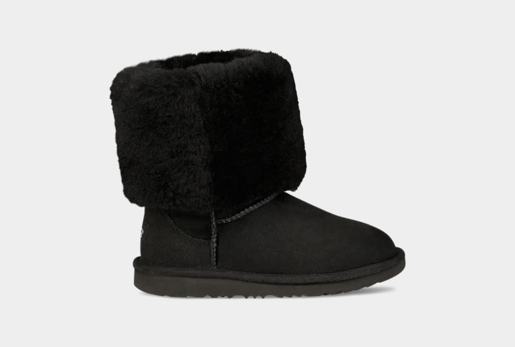 Black Ugg Classic II Tall Kids' Boots | 468702-VDK