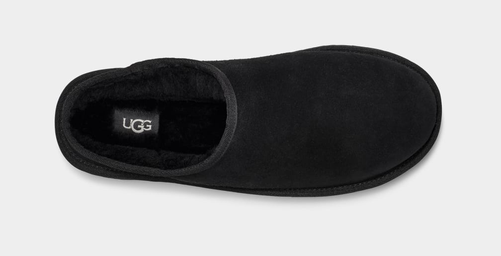 Black Ugg Classic Men Slippers | 260318-TBK