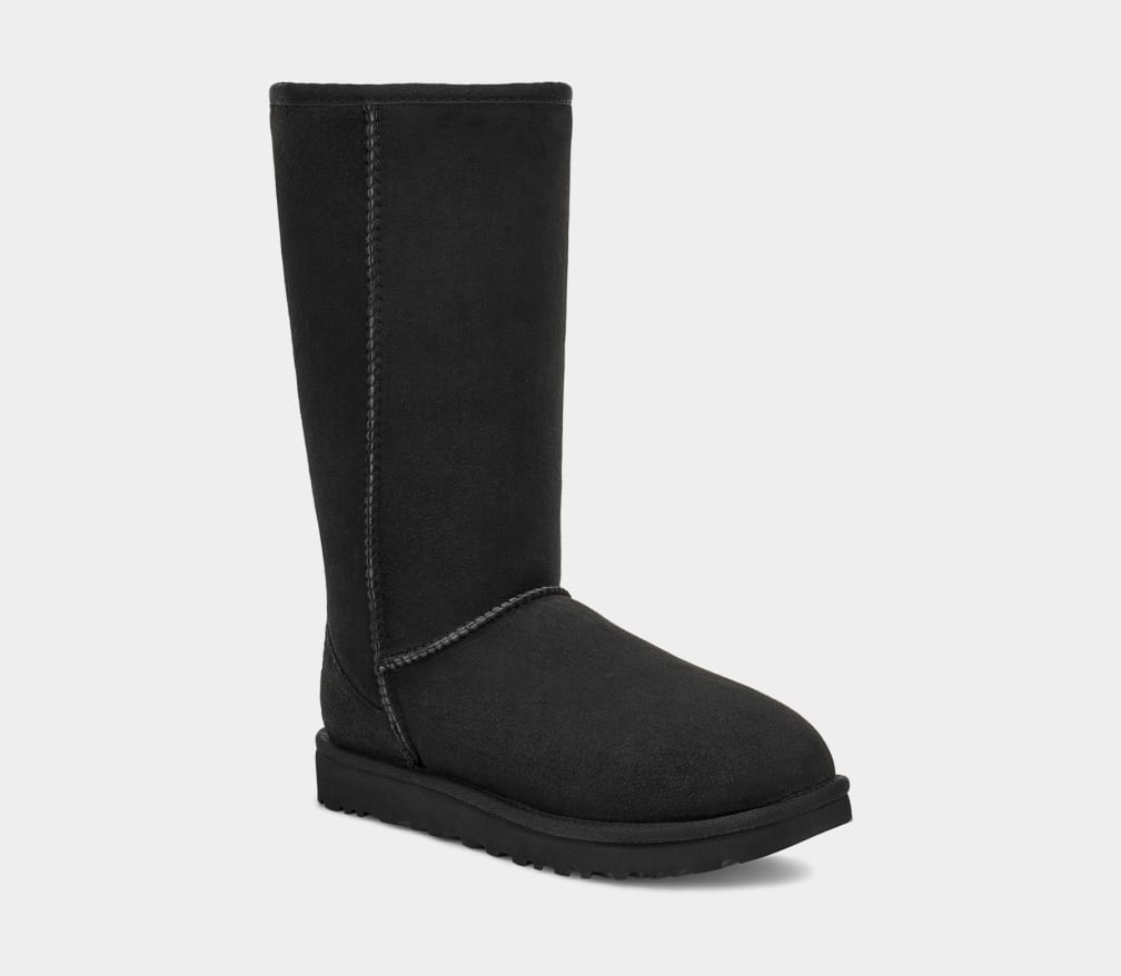 Black Ugg Classic Tall II Women Boots | 380461-HRW