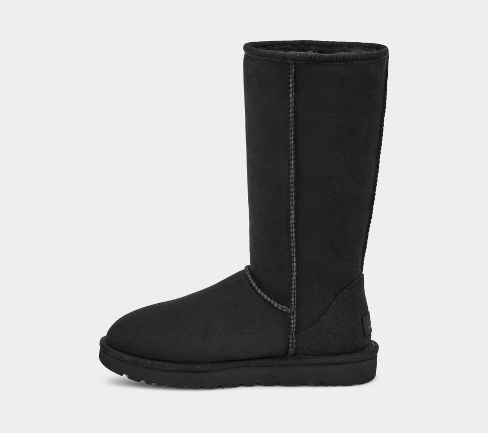 Black Ugg Classic Tall II Women Boots | 380461-HRW